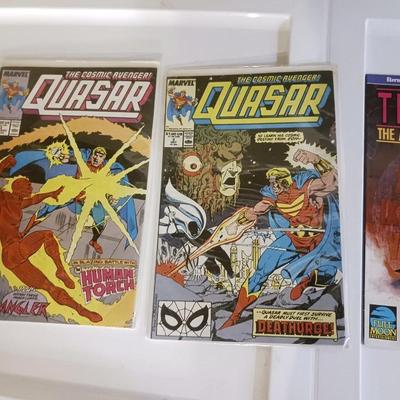 SUPERMAN, QUASAR AND TRANCERS COMIC BOOKS