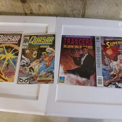 SUPERMAN, QUASAR AND TRANCERS COMIC BOOKS