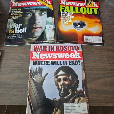 Books - Magazines - and VHS tapes all on war - Civil War - WWII - and more