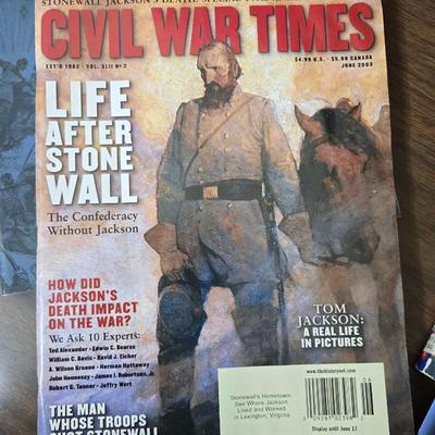 Books - Magazines - and VHS tapes all on war - Civil War - WWII - and more