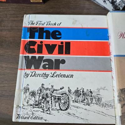Books - Magazines - and VHS tapes all on war - Civil War - WWII - and more