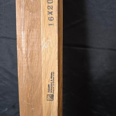 Set of three western themed poster / prints with a wood frame that they will fit