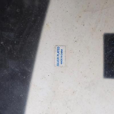 Wheat grass windmill with long accent mirrors - smaller accent mirrors with wheat and a when themed candle holder