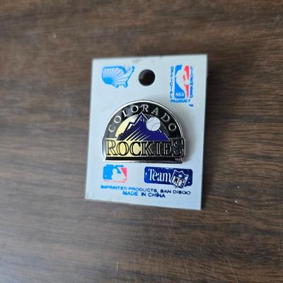 Collection of vintage Colorado Rockies memorabilia - Baseball cards - Pogs - coins- calendars and more