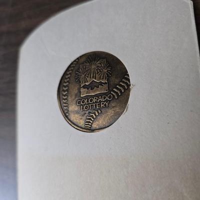 Collection of vintage Colorado Rockies memorabilia - Baseball cards - Pogs - coins- calendars and more