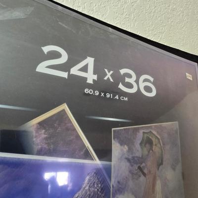 Two 24" x 36" poster frames