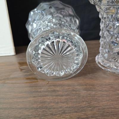 Two vintage prints featuring the "Daffodils" illustration by artist Mary Lou Goertzen with matching vases and more