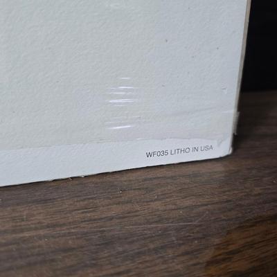 Two vintage prints featuring the "Daffodils" illustration by artist Mary Lou Goertzen with matching vases and more