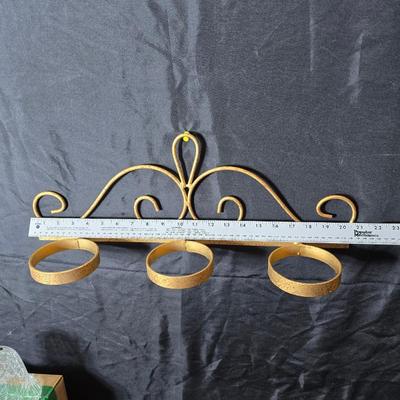 Brand new candle holder with votives and a selection of other candle items