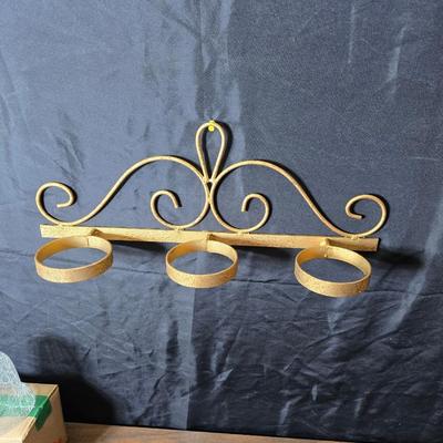 Brand new candle holder with votives and a selection of other candle items