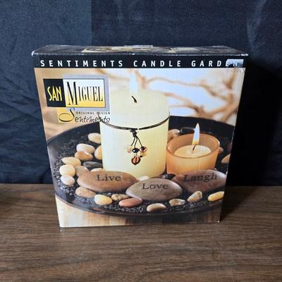 Candle sconces - Candle warmer for jar candles - and a brand new San Miguel Sentiments candle garden