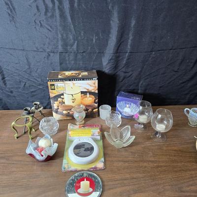 Candle sconces - Candle warmer for jar candles - and a brand new San Miguel Sentiments candle garden