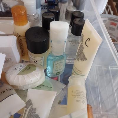 VARIETY OF TRAVEL SIZE SHAMPOO/CONDITIONER FACE WASH, BODY WASH