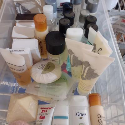 VARIETY OF TRAVEL SIZE SHAMPOO/CONDITIONER FACE WASH, BODY WASH