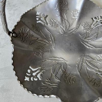 Metalware - trays, basket and divided dish with a collection of new Stainless JAPAN STEAK KNIVES