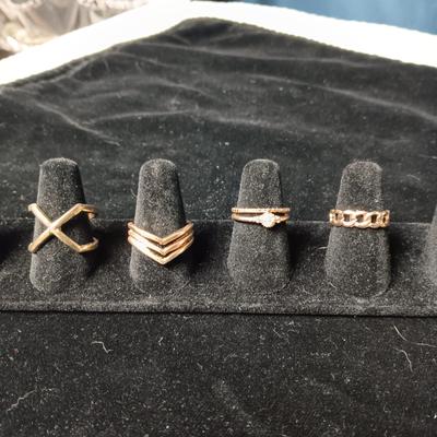 GOLD TONE RINGS
