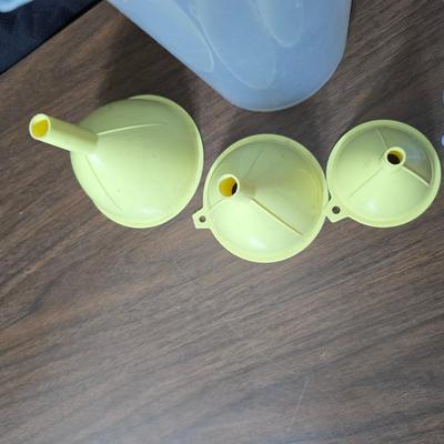 Large collection of water bottles - Great replacements for kids at school - and two plastic pitchers with lids