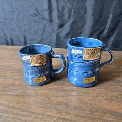 Sunbeam coffee maker with a selection of coffee mugs