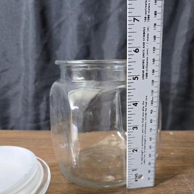 Assorted kitchen items - new ice straw maker - metal & glass dishware - roasting pan and more