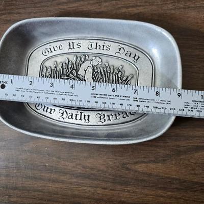 Assorted kitchen items - new ice straw maker - metal & glass dishware - roasting pan and more