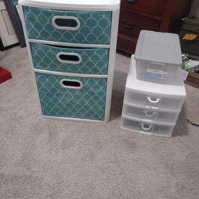 CRAFT DRAWERS, PLASTIC DRAWERS