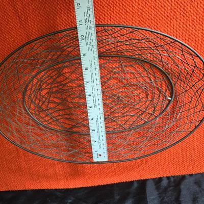 Leaf bowl - glass leaves - large mesh platter and more