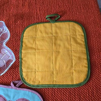 Leaf bowl - glass leaves - large mesh platter and more