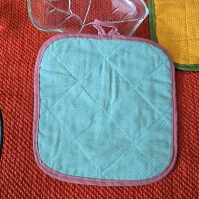 Leaf bowl - glass leaves - large mesh platter and more