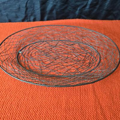 Leaf bowl - glass leaves - large mesh platter and more