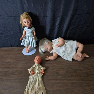 Collection of vintage baby dolls