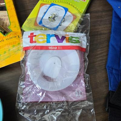 Children toys - New auto racing game - bottle - pacifier - assortment of vintage plush animals - backpack - puzzles- sports fan items and...