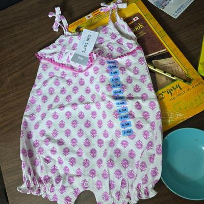 Children toys - New auto racing game - bottle - pacifier - assortment of vintage plush animals - backpack - puzzles- sports fan items and...