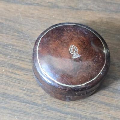 Small trinkets & collectibles - Brooch pin - vintage box with tools - necklaces - soaps - compacts and more