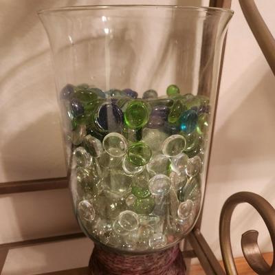 Vase w/ Glass Beads