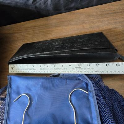 mostly closet organization - lights - shoe organizers - hooks and more