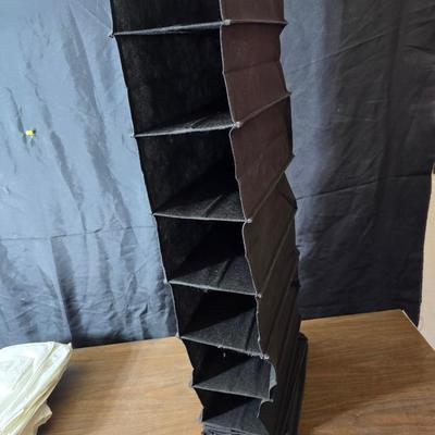 mostly closet organization - lights - shoe organizers - hooks and more