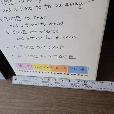 5 long inspirational posters and a framed wall art