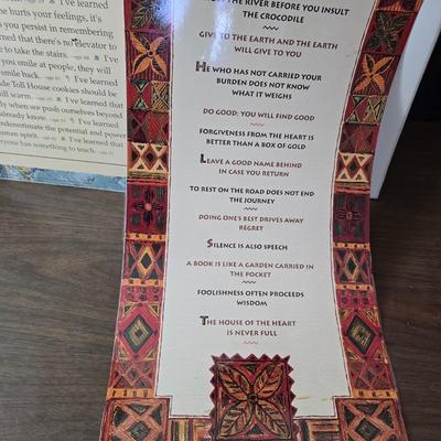 5 long inspirational posters and a framed wall art