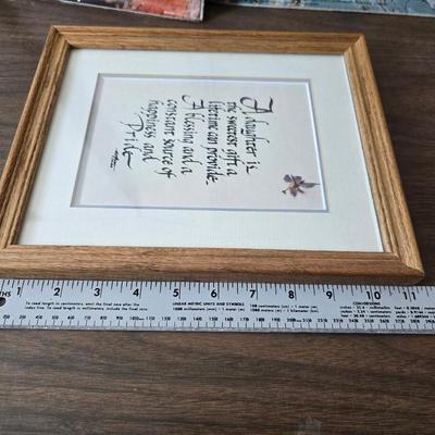 5 long inspirational posters and a framed wall art