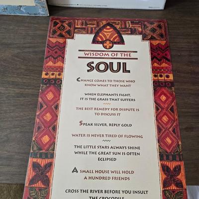 5 long inspirational posters and a framed wall art