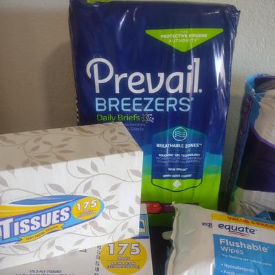 ALWAYS PANTY LINERS, TISSUE, PILL CONTAINER, LINT ROLLER