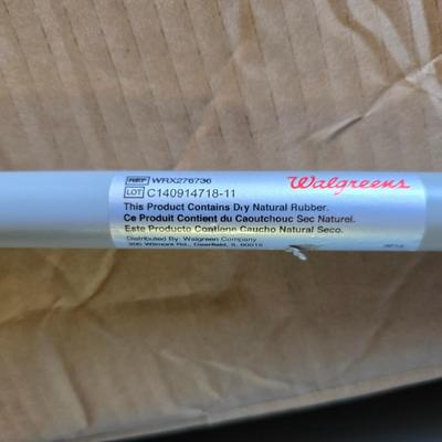 Mobility aide walker and bedside toilet with a vintage glass urinal