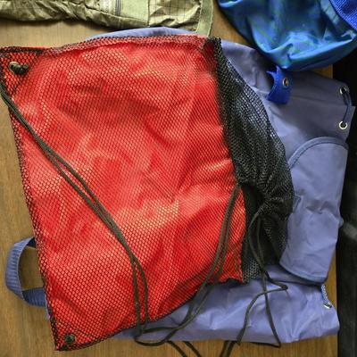 Overnight and fast trip bags - backpack - smaller bags for organizing