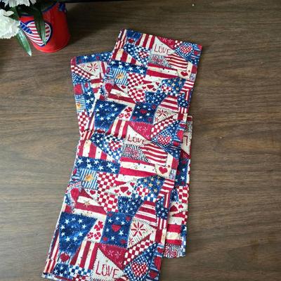 4th of July USA decorations - Uncle Sam nutcracker - flags - fabric - bouquets and more