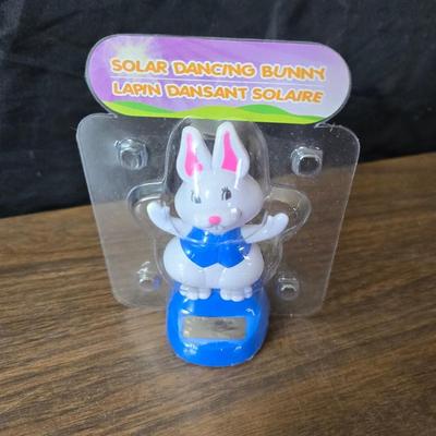 Easter decorations - solar dancing bunnies & duck - baskets - bunny figures and more