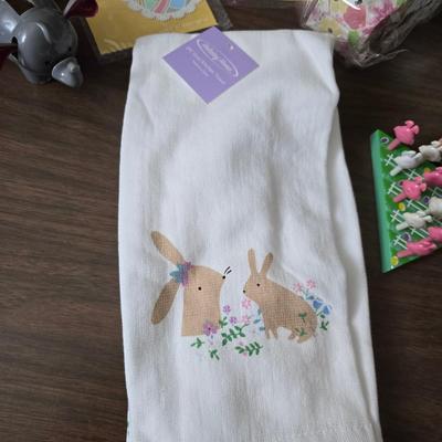 Easter decorations - solar dancing bunnies & duck - baskets - bunny figures and more