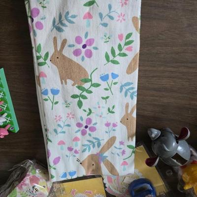 Easter decorations - solar dancing bunnies & duck - baskets - bunny figures and more