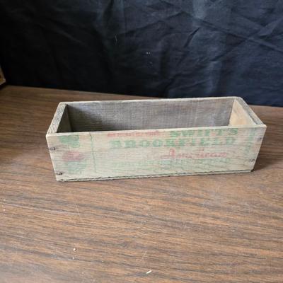 Vintage home decor - small stained glass - cast iron wall pocket with original hardware - old hand mixer - cheese box - copper bell and more