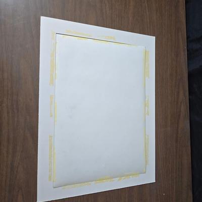 Framed print Laugh Kills Lonesome by artist Charles Marion Russell. with two other pieces of artwork