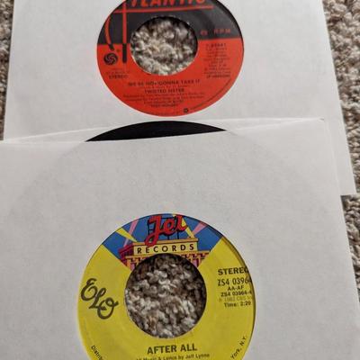 Antique 45 Records - Peter Paul & Mary - Culture Club - Michael Jackson - Twisted Sister